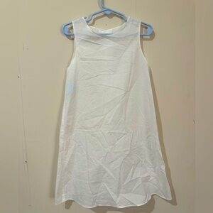 Remember Nguyen 2T Vintage Style  Sleeveless White Dress